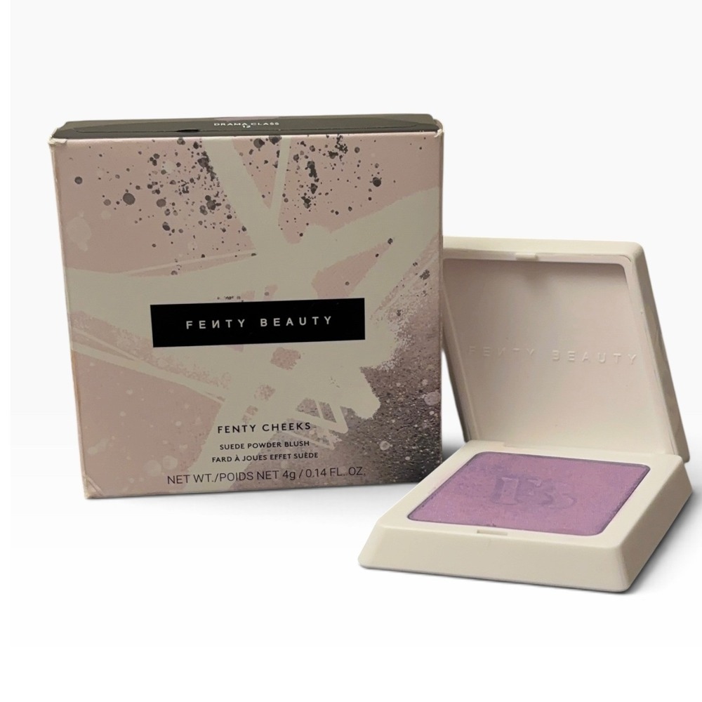 Fenty Beauty Cheeks Out Suede Powder Blush Drama Class 12 Purple 4g 0.14oz